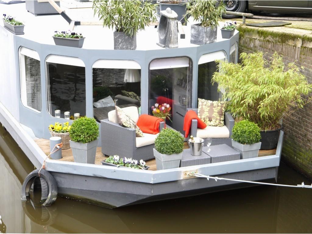 Houseboat Prinsheerlijk Otel Amsterdam Oda fotoğraf