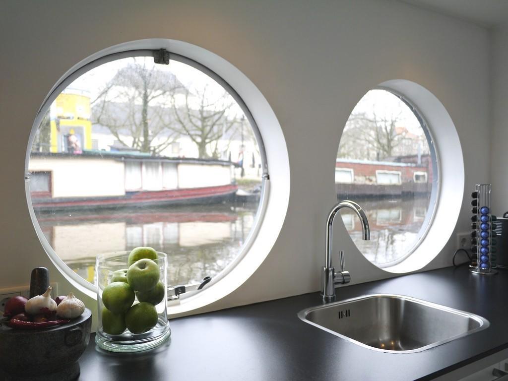 Houseboat Prinsheerlijk Otel Amsterdam Oda fotoğraf