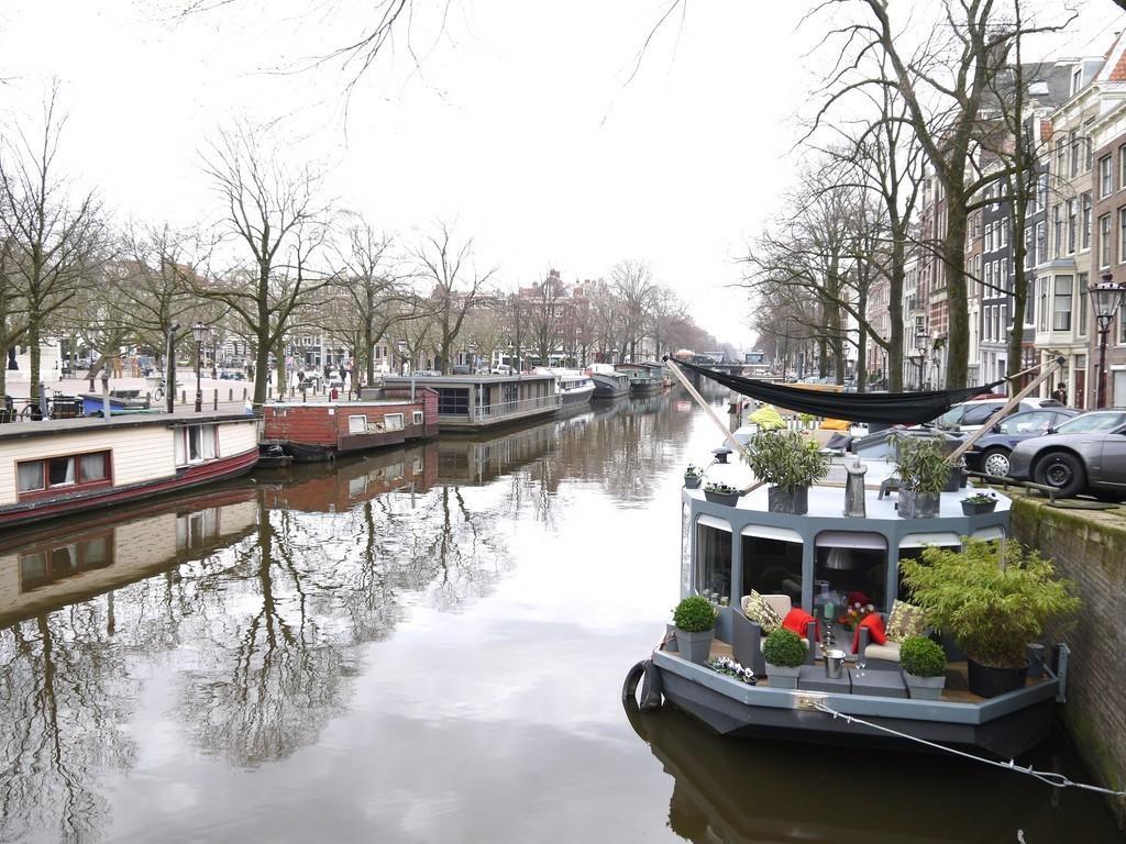 Houseboat Prinsheerlijk Otel Amsterdam Oda fotoğraf